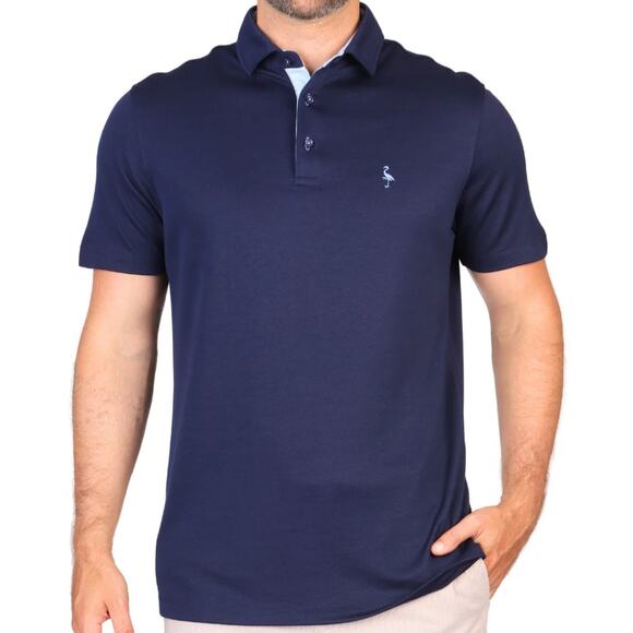 Tailorbyrd Modal Polo NWT Navy Blue Soft Classic size XXL - Picture 1 of 11